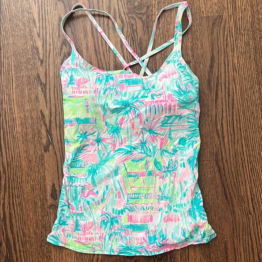 Lilly Pulitzer Multicolor Tropical Tank Top